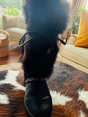 OSCAR CRISTINA SPORT ITALIAN  Fur Winter Boots SZ 39